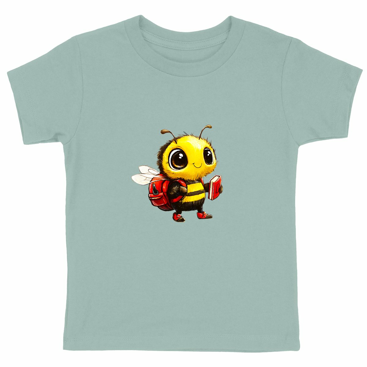 School Bee 2 Front T-shirt Enfant à Col Rond