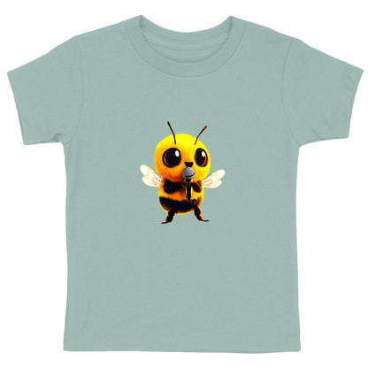 Singer Bee 1 Front T-shirt Enfant à Col Rond