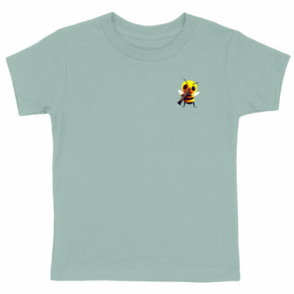 Clarinet Bee 1 Logo T-shirt Enfant à Col Rond