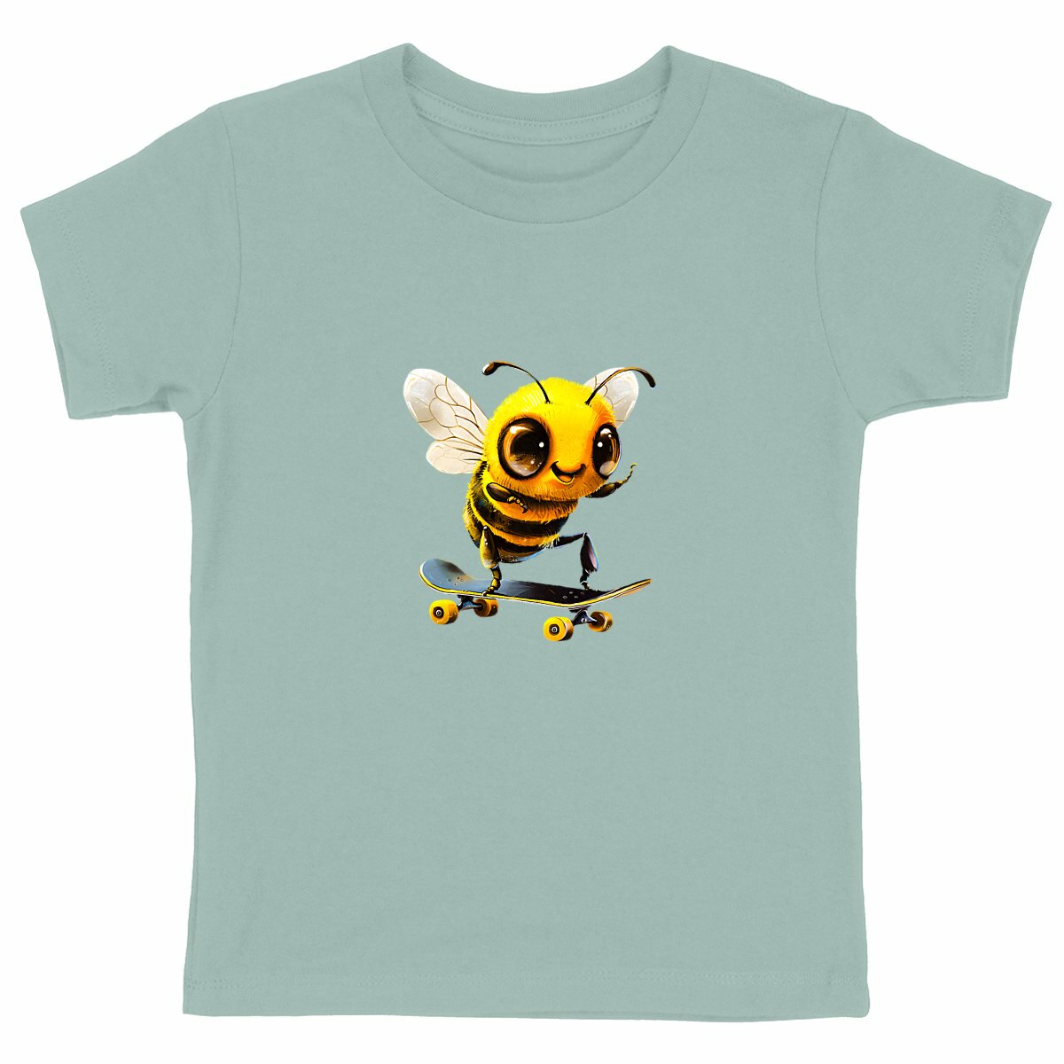 Skateboarding Bee Front